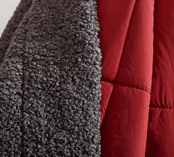 Sport Luxe Cozy Teddy Faux Fur Oversized Throw