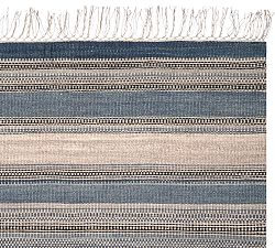 Mills Stripe Flatweave Rug Swatch