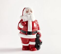 Open Box: Santa Claus Shaped Handcrafted Cookie Jar