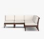 Chatham Mahogany 5-Piece Armless Sectional
