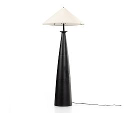 Fairley Metal Floor Lamp with Tapered Drum Shade (66&quot;)