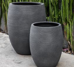 Kash Clay Outdoor Planters