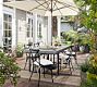 Sloan Concrete &amp; Iron Outdoor Dining Table
