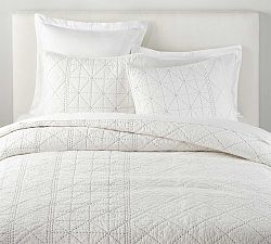 The Emily &amp; Meritt Pickstitch Organic Cotton Quilt &amp; Shams