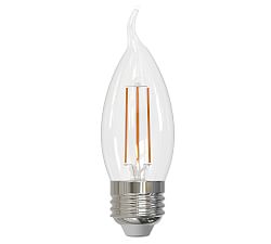CA10 E26 4.5W LED Filament Bulb - Pack of 4