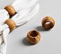 Olive Wood Napkin Rings - Set of 4