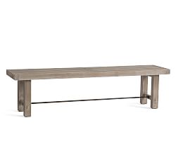 Open Box: Abbott Dining Bench, Gray