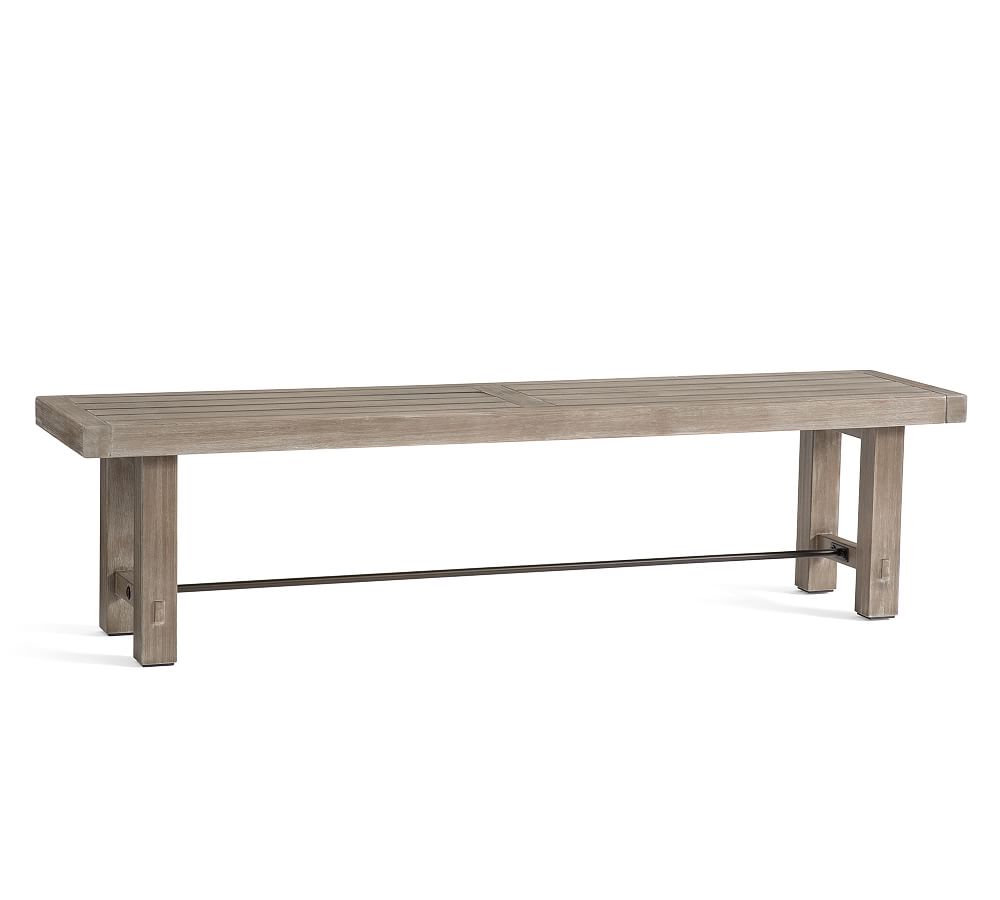 Open Box: Abbott Dining Bench, Gray