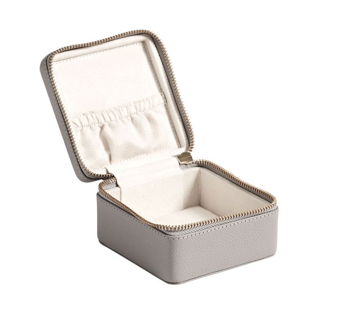ギフトにも☆Pottery Barn☆レザー ジュエリー トラベルボックス Quinn Jewelry Travel Case | Pottery Barn