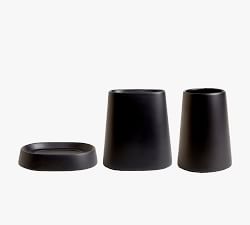 Mayer Ceramic Bathroom Accessories - Set of 3