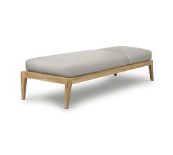 Ayla Outdoor Single Chaise Lounge
