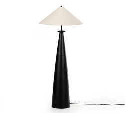 Fairley Metal Floor Lamp with Tapered Drum Shade (66&quot;)