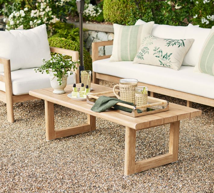 Woodside Eucalyptus Outdoor Coffee Table 52