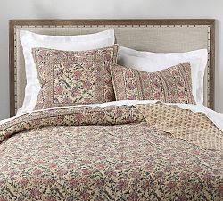 Anja Kalamkari Cotton Quilt &amp; Shams