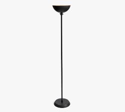 Caufield Metal Dome Uplight Floor Lamp (58")