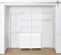 Essential&#160;Reach-In&#160;Closet by Hold Everything,&#160;8' Hanging System with&#160;4 Drawers&#8203;
