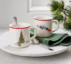 National Lampoon&rsquo;s Christmas Vacation&#8482; Decal Stoneware Mugs - Mixed Set of 2