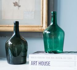 Open Box:  Vintage Glass Wine Bottle Vases