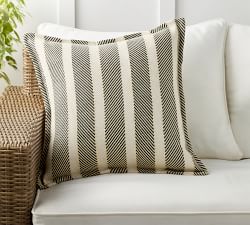 Aviv Striped Outdoor Pillow