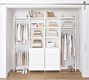 Essential&#160;Reach-In&#160;Closet by Hold Everything,&#160;8' Hanging System with&#160;4 Drawers&#8203;