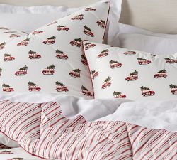 Woody Car Reversible Cotton Sham