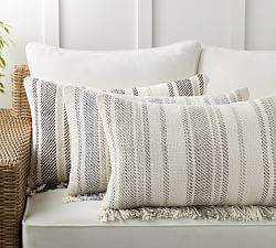 Adelaide Textured Lumbar Outdoor Pillow