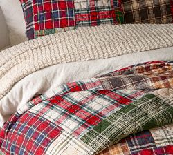 Clyde Plaid Patchwork Quilt &amp; Shams