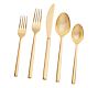 Luna Brushed Gold Flatware