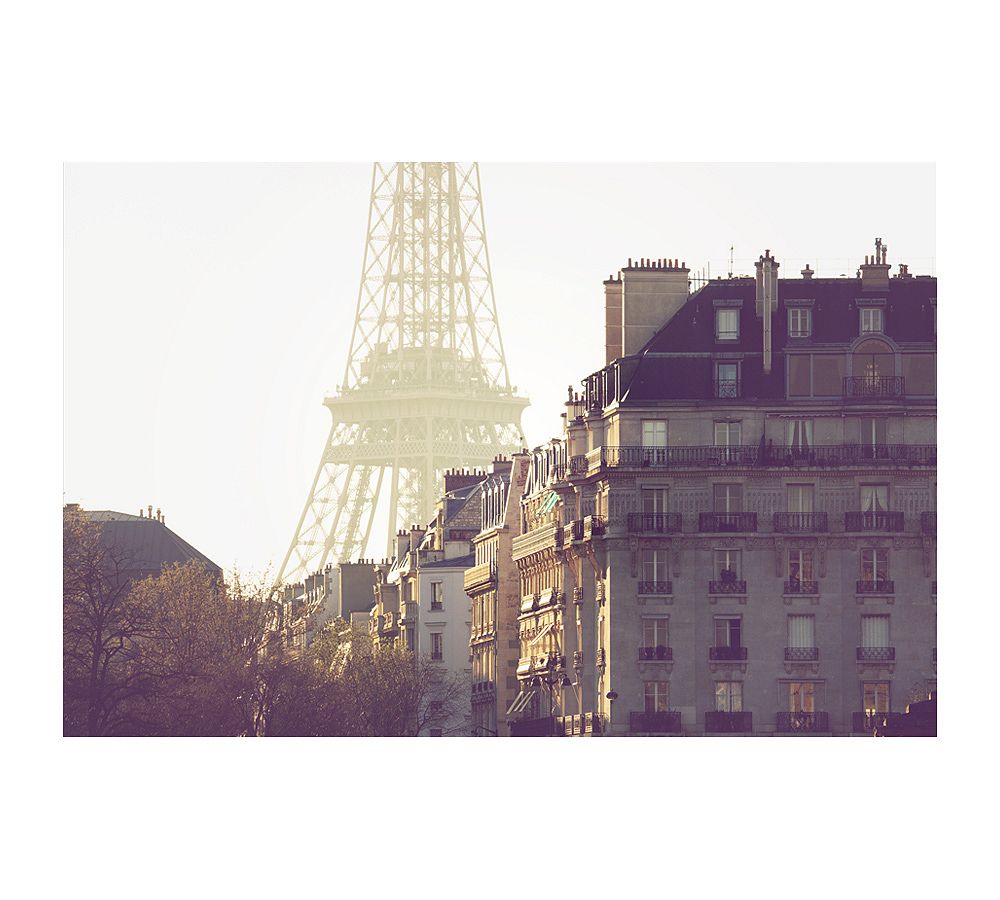 Magic Hour on Champ de Mars Framed Print by Rebecca Plotnick