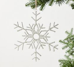 Glitter Snowflake Ornament