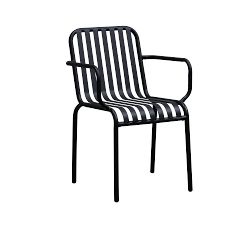 Kaylin Metal Stackable Outdoor Armchairs - Set of 2