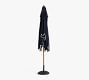 Premium 10' Rectangular Portofino Patio Umbrella &ndash; Teak Frame&#8203;