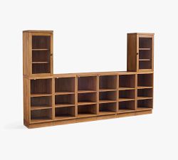 Reed Modular Bar Set with Open Shelves (108&quot;)
