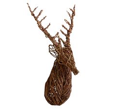 Woven Reindeer Head