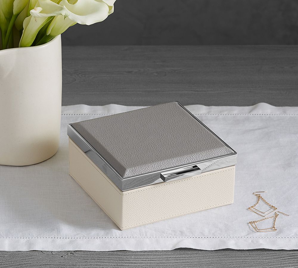 Pixley Leather Small Jewelry Box