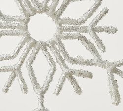 Glitter Snowflake Ornament