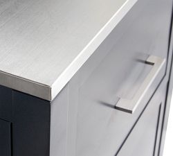 Indio Metal Outdoor Kitchen Two-Drawer Cabinet (31")