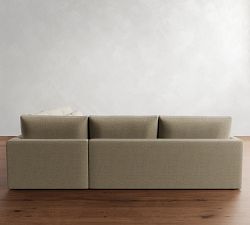 Westwood Fin Arm Deep Seat 3-Piece L-Shaped Sectional (122&quot;)
