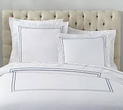 Open Box: Pearl Organic Duvet, Full/Queen - Twilight