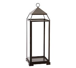Open Box: Malta Outdoor Lantern, 30" Large - Bronze