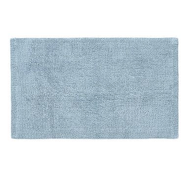 Classic Organic Loop Bath Mat, Light Blue, 21&quot; x 34&quot;