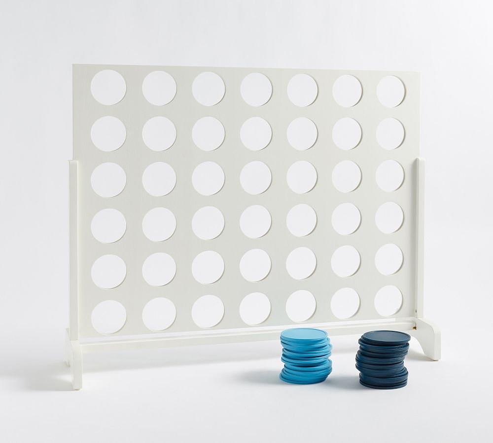 Oversized Four In A Row Game - Blue/White