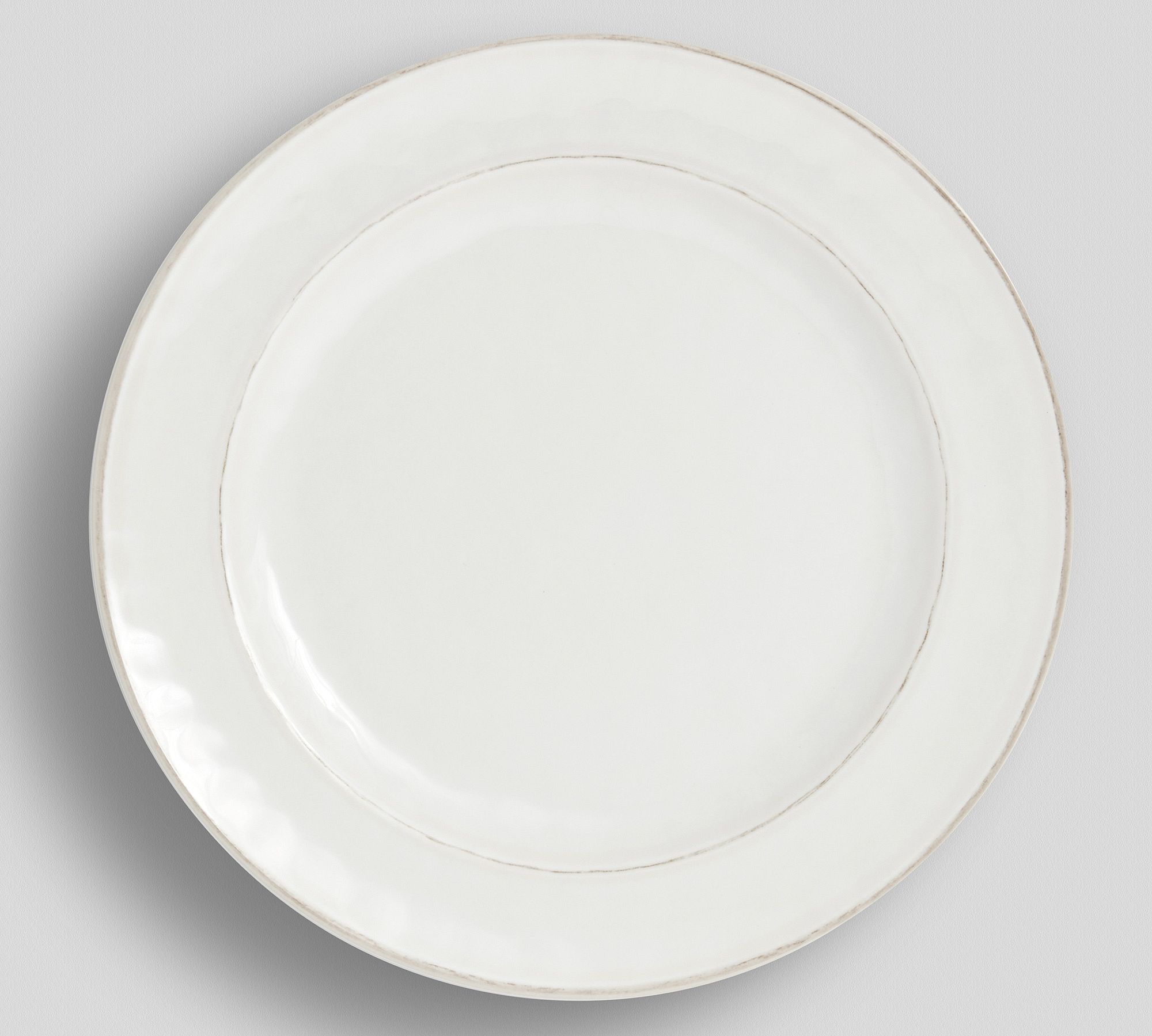 Cabana Outdoor Melamine Dinner Plates - Set of 4 - Stone