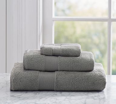 PB Classic Organic Towel, Flagstone, Washcloth