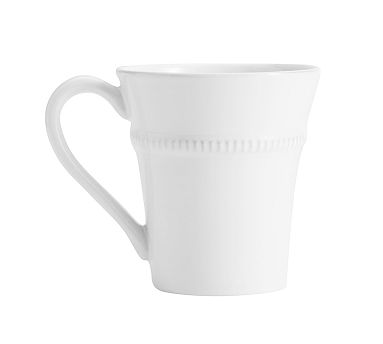 Gabriella Mug, Set of 4, White