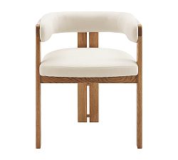 Open Box: Jordyn Upholstered Dining Armchair, Natural