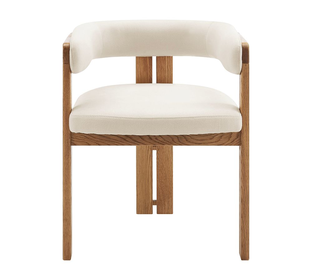 Open Box: Jordyn Upholstered Dining Armchair, Natural