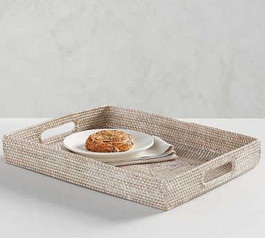 Tava Rattan Serving Tray - Natural