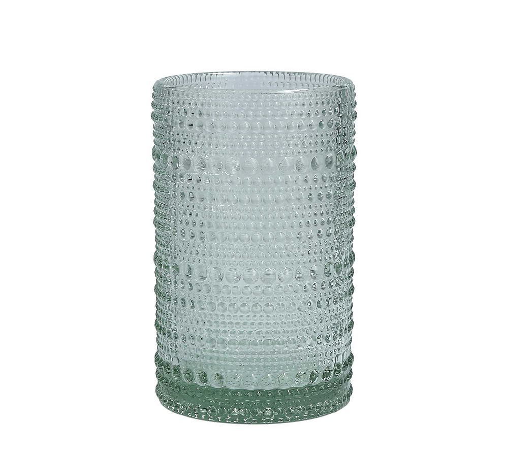 Jupiter Beaded Drinking Glasses Dark Sage - Set of 6