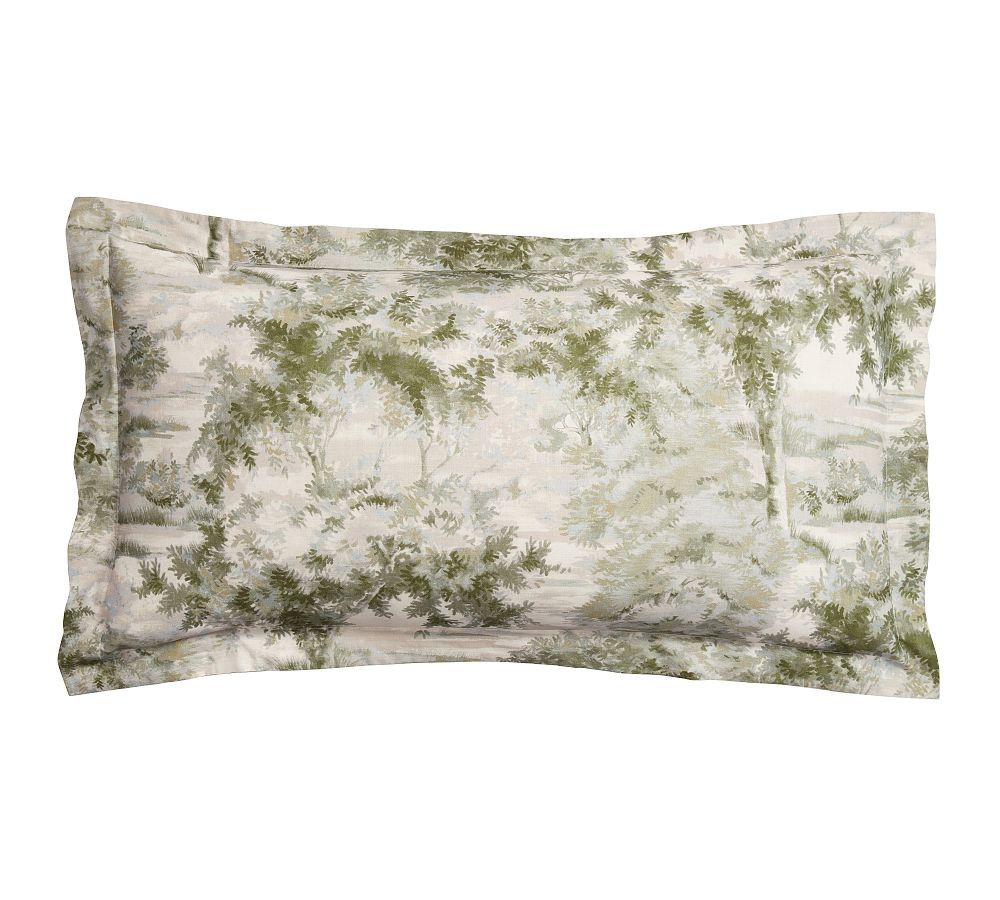 King Jardin Toile Sham